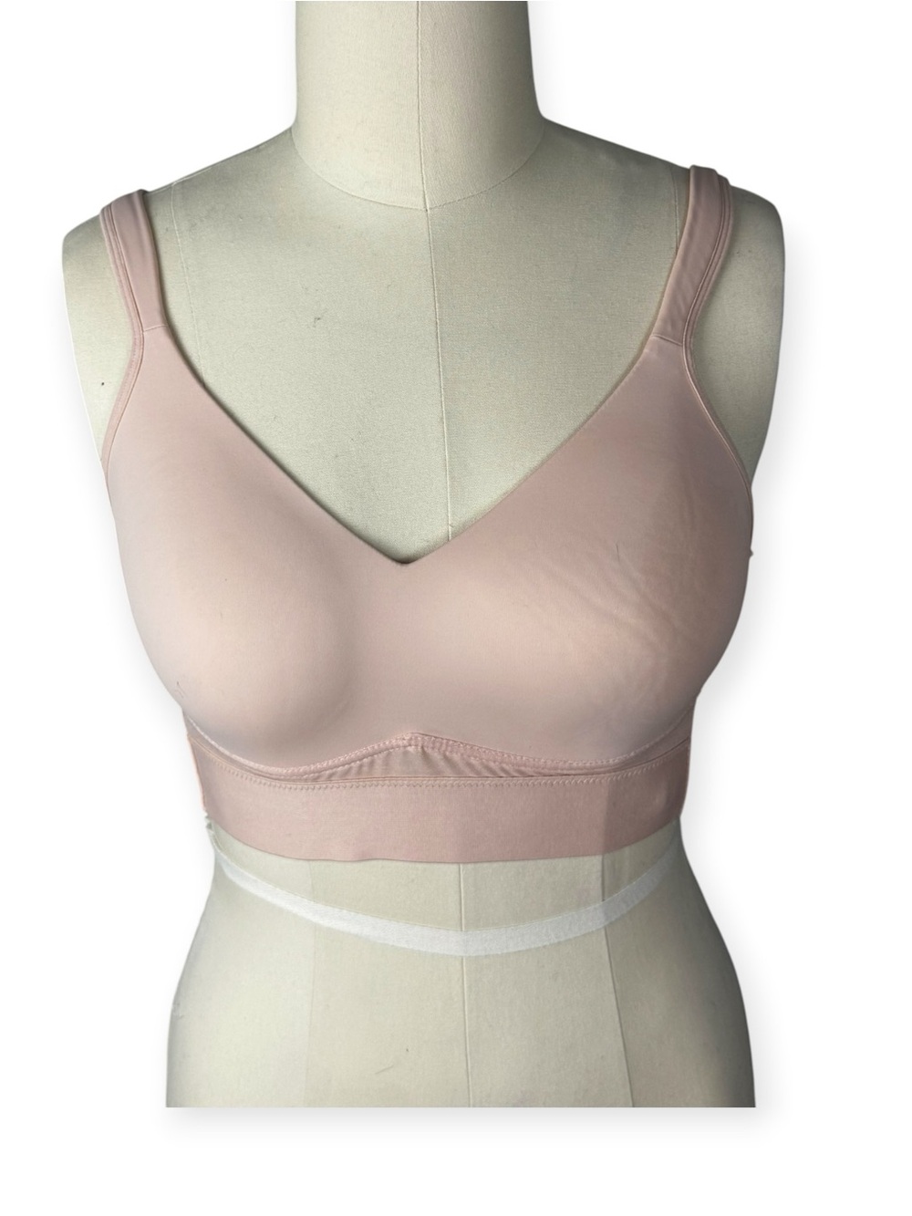 Rhonda Shear 0021 Bras Large 2 Pack Wireless Molded Cup Crisscross Back L